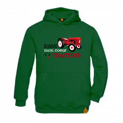 Sweat enfant Dans mon coeur...