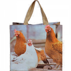 Sac à courses Poules