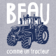 Boxer Beau comme un tracteur