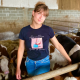 Agricultrice femme de terrain