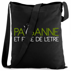 Sac shopping Paysanne fière de l'être