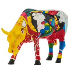 Cow Parade Hommage Picowso's African Period