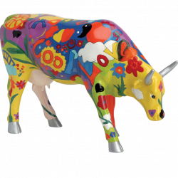 Cow Parade Groovy Moo