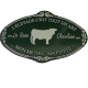 Plaque agricole Charolais