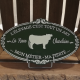 Plaque agricole Charolais