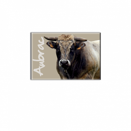 AUBRAC (taureau) - magnet frigo