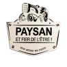 Plaque agricole Paysan et fier de l'être !