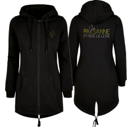 Parka sweat capuche Paysanne fière de l'être !