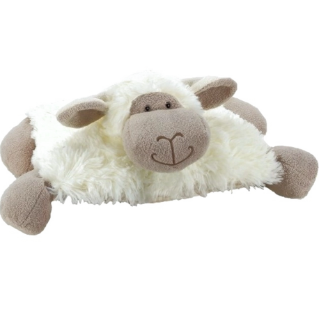 Coussin en peluche mouton
