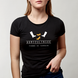 Agricultrice femme de terrain