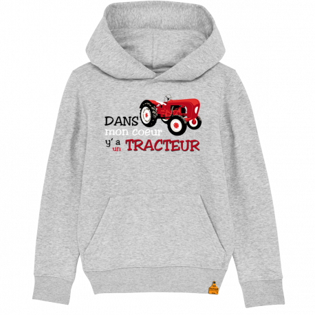 Sweat enfant Dans mon coeur...