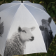 Parapluie Ferme N&B